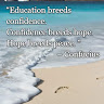 Confidence Is Education
