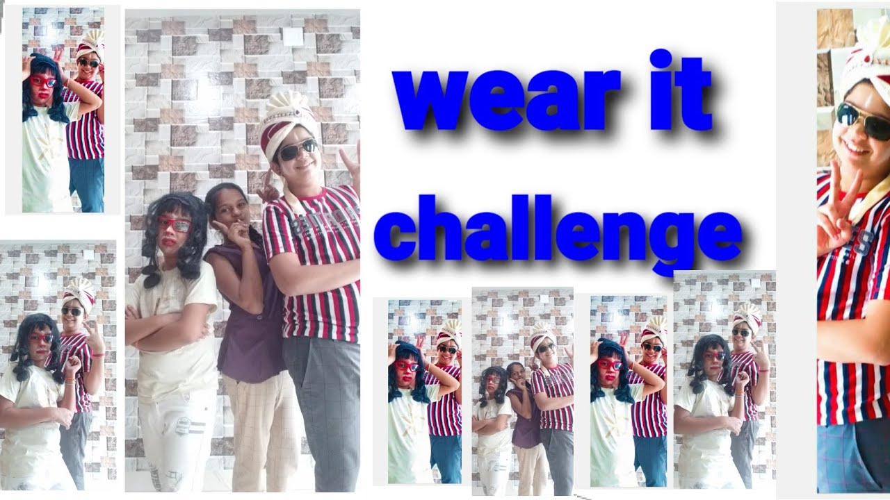 #funny #kavyaoni #challange / wear it challange