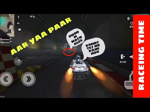 he chelleng me in raceing