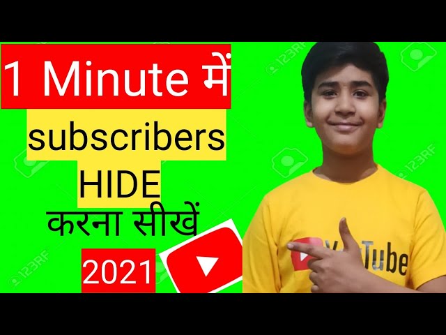 How to Hide subscribers