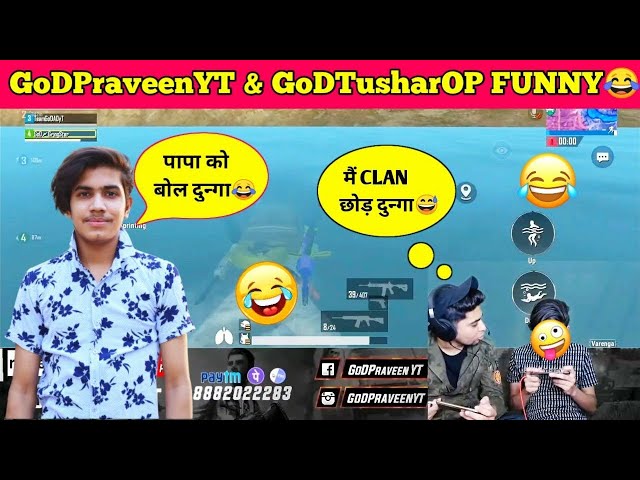 GODTUSHAROP | GODTUSHAROP BEST FUNNY MOMENTS || GODPRAVEEN TY FUNNY MOMENTS || GODPRAVEENYT ANGRY ||