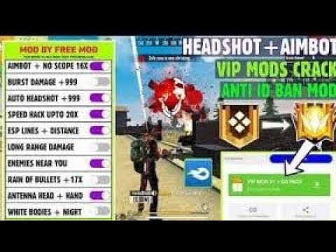 free fire mod menu download link।।mediafire download link in description box।।