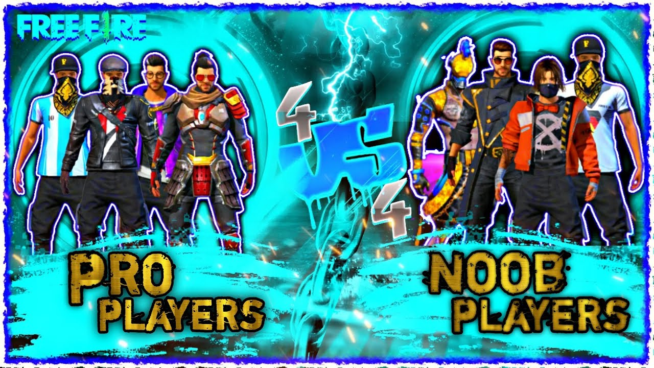 pro players vs noob players ? 4v4 custom
