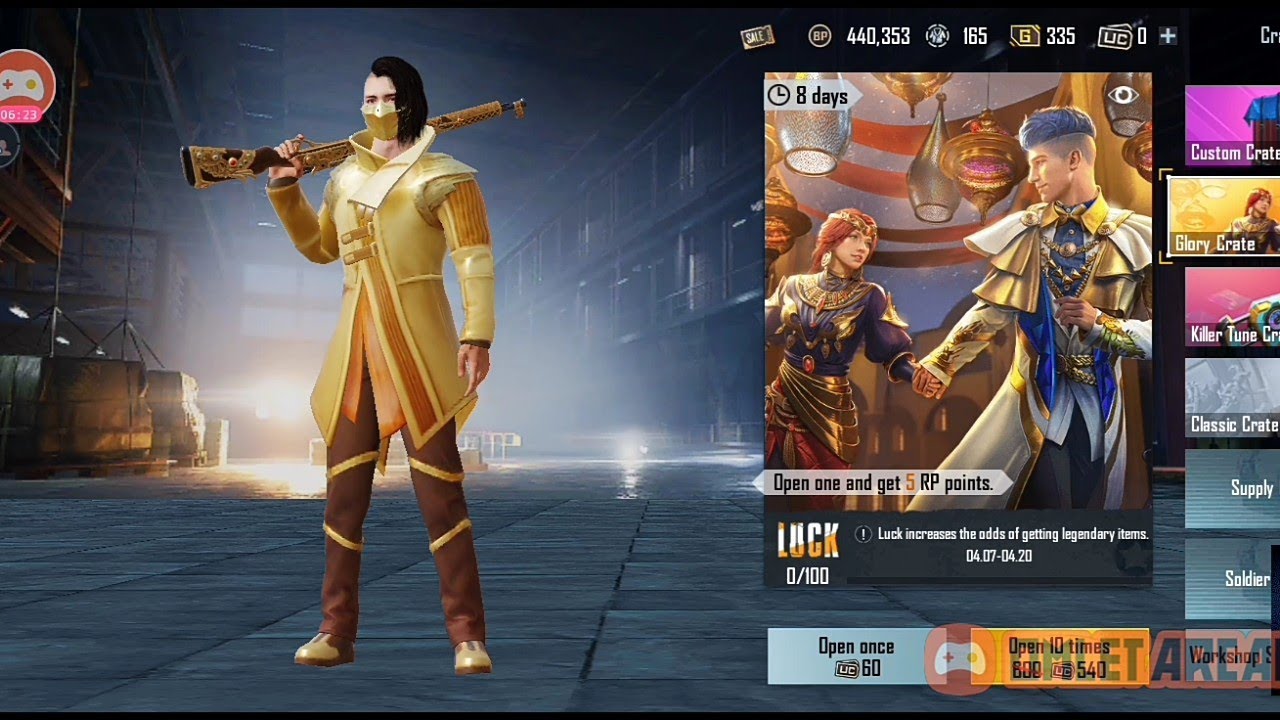 PUNG Mobile Games Beautiful gun skins and vehicle real sound king of pubg