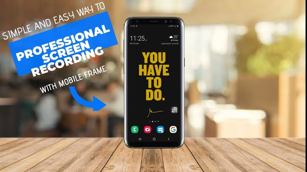 MOBILE FRAME ON SCREEN RECORD | HOW TO PUT MOBILE FRAME ON SCREEN WITH BACKGROUND 2021 IN MOBILE