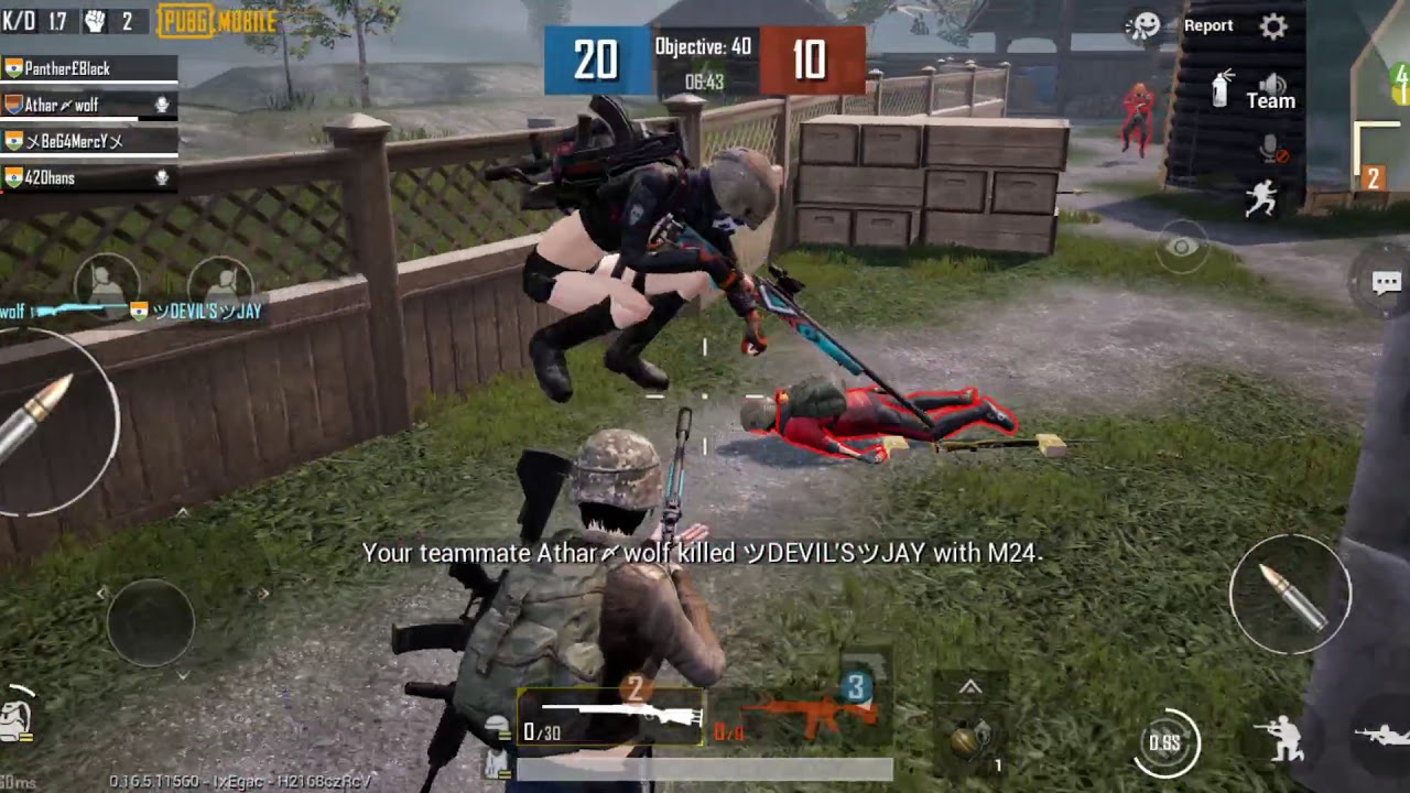 #M24,Pubg Mobile TDM with BlackPanther M24 Vs M24