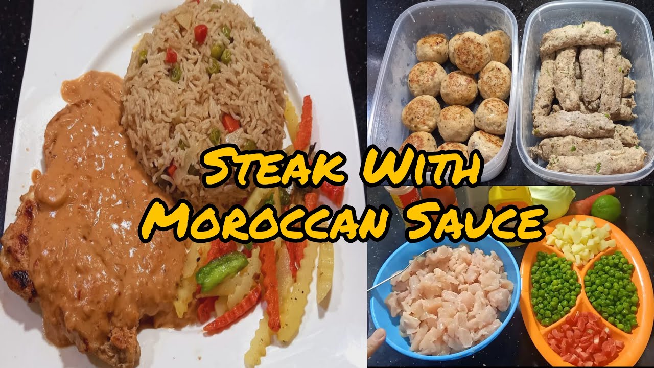 | Chicken Steak With Moroccon Sauce | Seekh Kabab or Kofty asani sy bana k freeze kary ka tarika |
