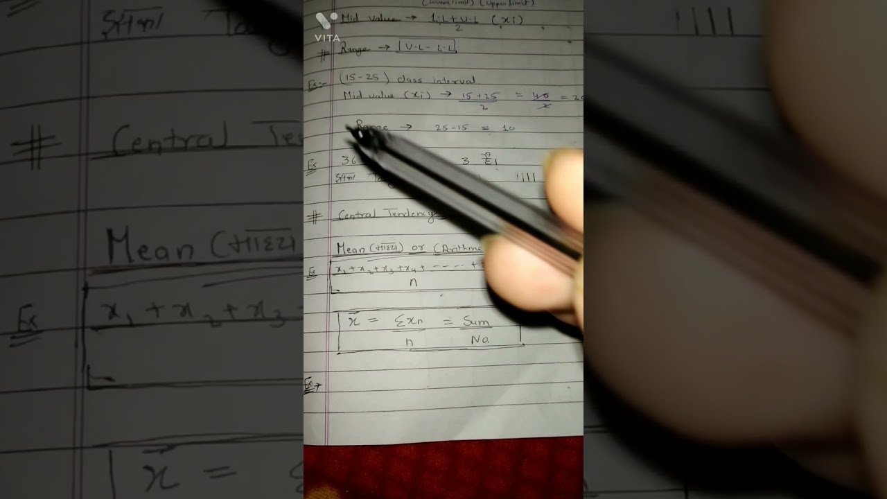 Statistics Part 1