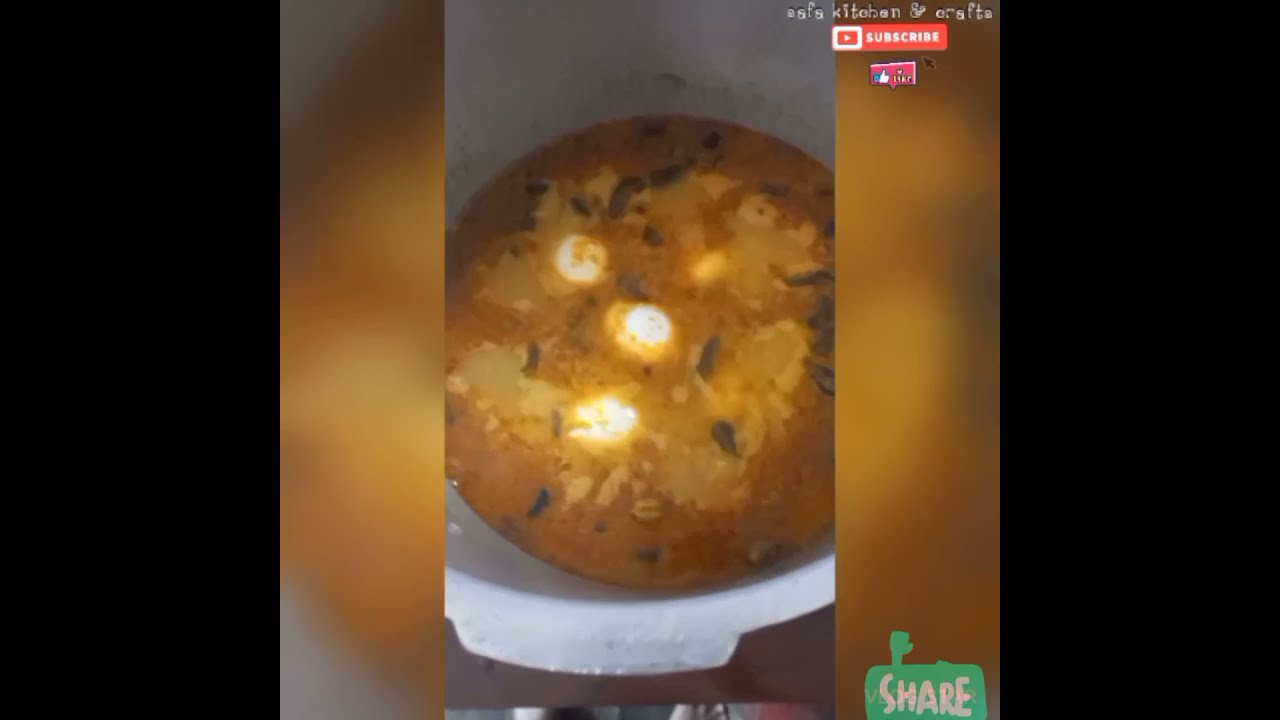 easy and simple egg biriyani /  Safa kitchen & crafts