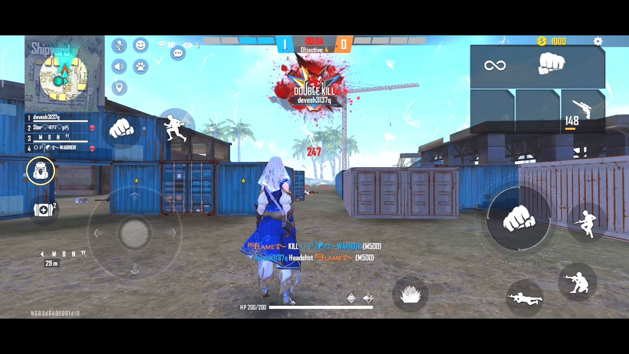 free fire headshot montage #garena free fire #headshot