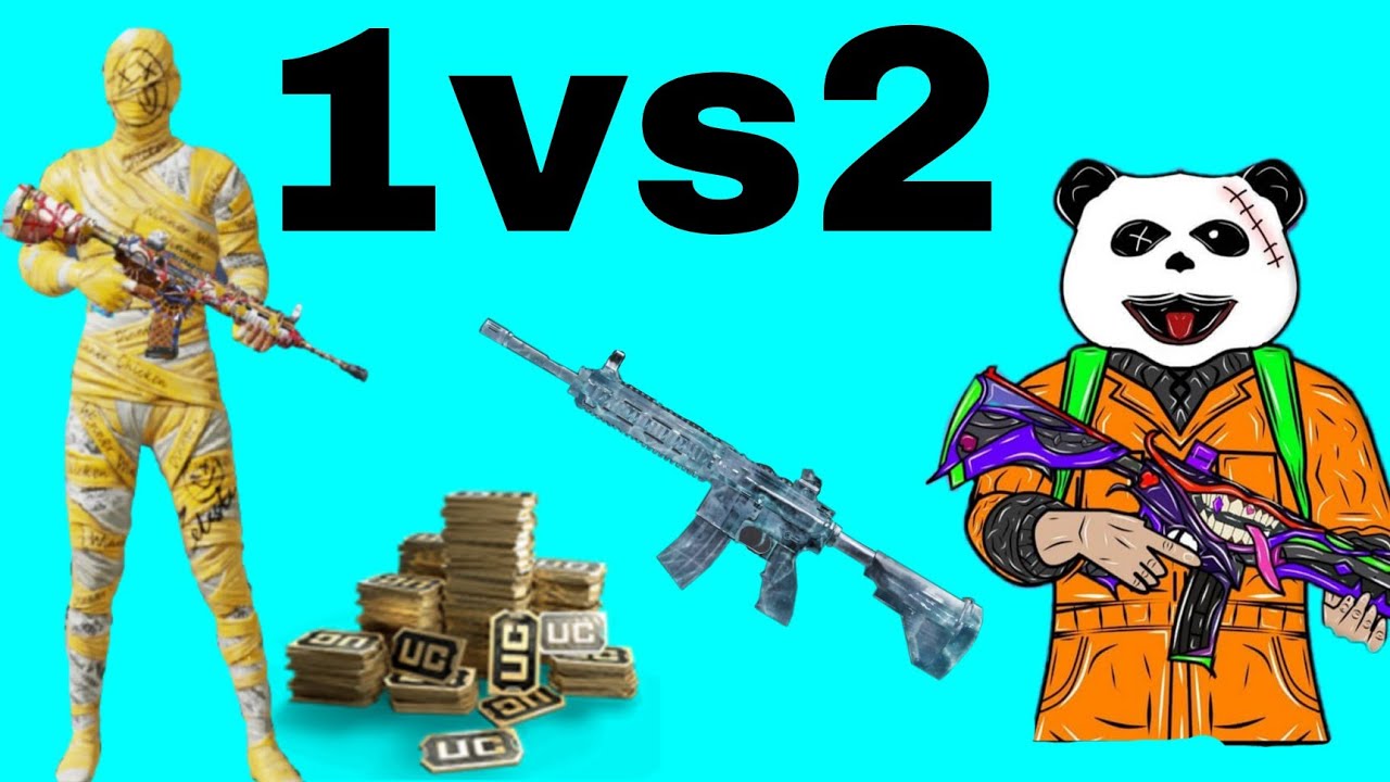 [BGMI] ONLY M416  1vs2 game play