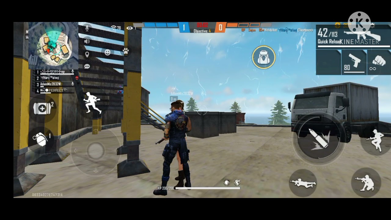 GARENA FREE FIRE GAMEPLAY IN CLASH SQUAD RANK PUSH BOOYAH