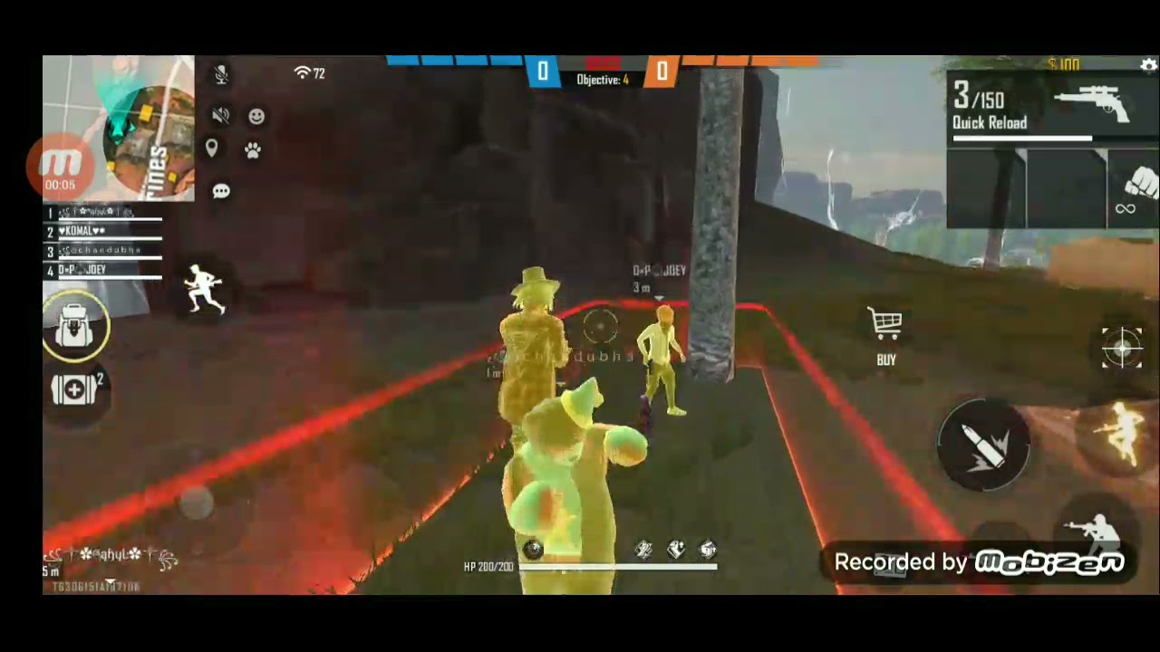 garena free fire classic squad gameplay please support me