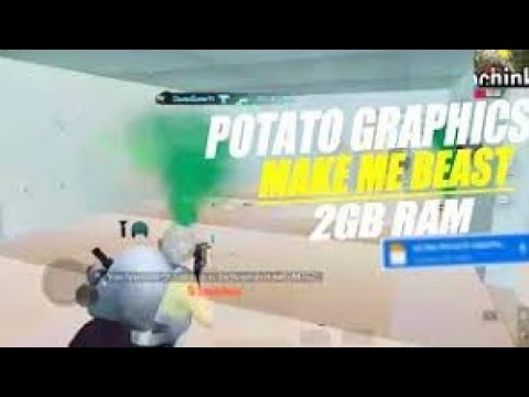 POTATO GRAPHICS ? 3 FINGER | 2GB RAM | LOW END DEVICE BGMI MONTAGE | LAG FIX