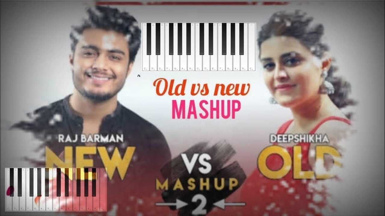 New Vs Old 2 Bollywood Song Mashup Piano | Milind Chaudhari | Bollywood Song Medley