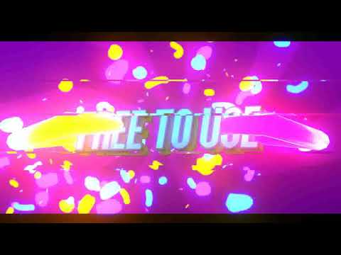 Rainbow intro template free to use!