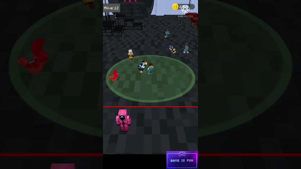 playing squid game