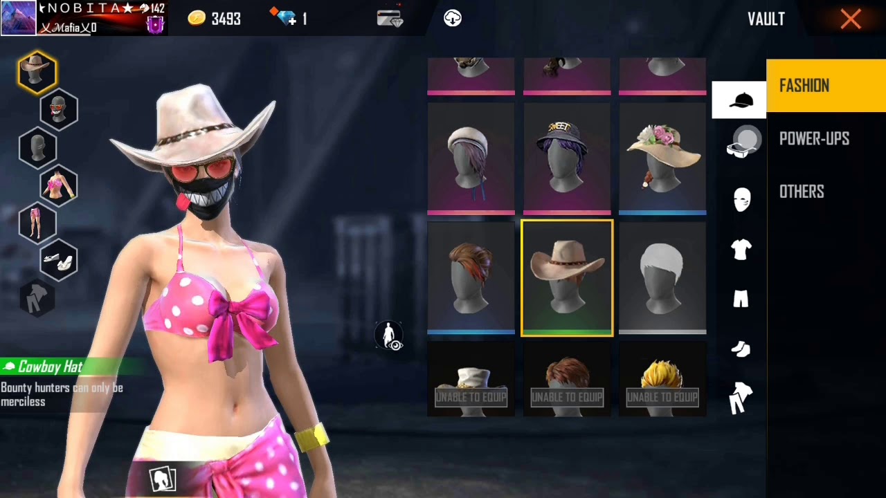 FREE  FIRE GIRL BUNDLE #1
