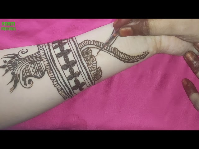 new bridal mehndi design for front hand