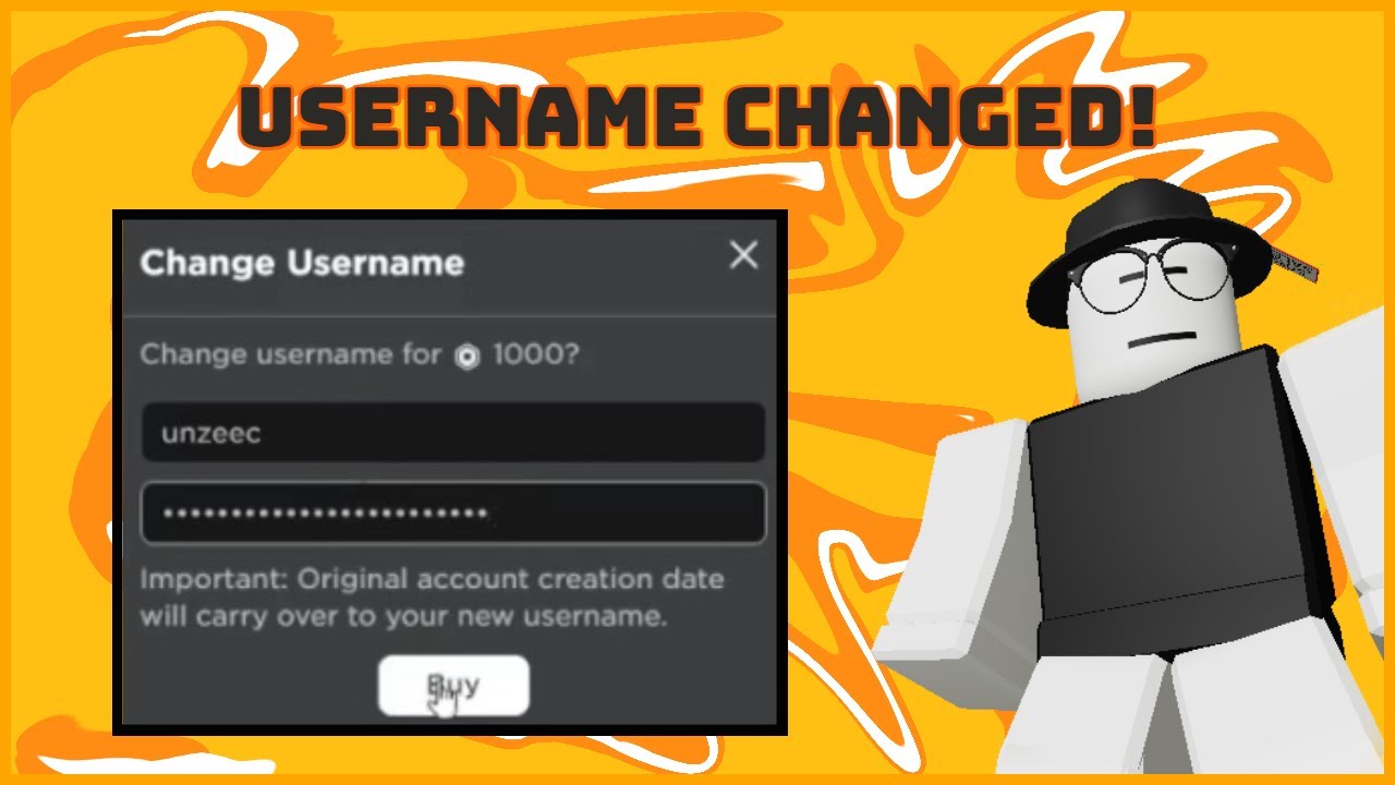 I changed my username! | ROBLOX |