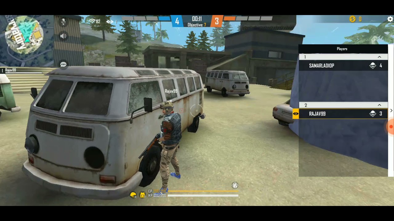 Op game play 1v1 im noob Called me pro Ladi vs op samar ??????
