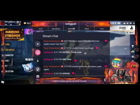 Watch me stream Free Fire on Omlet Arcade!