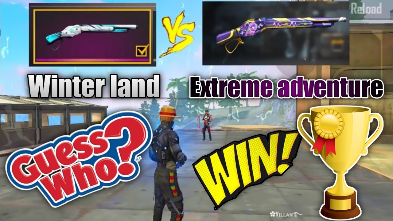 Winter land vs Extreme adventure || M1887 skins||#shorts