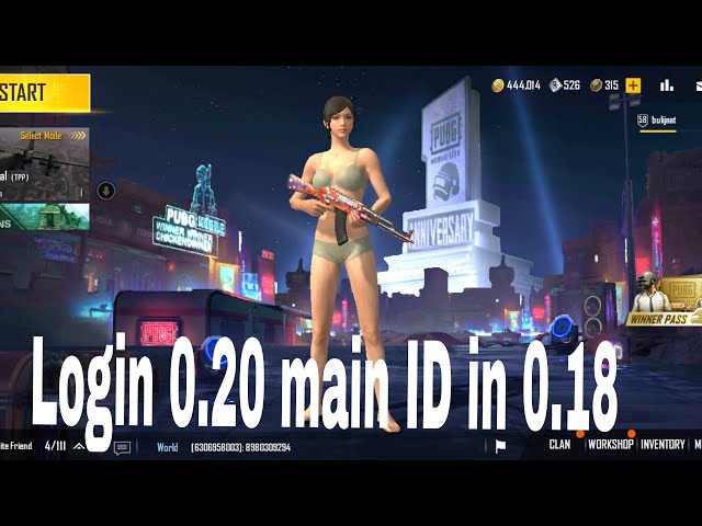 0.20 pubg lite 0.18 | login 0.20 in 0.18 main ID