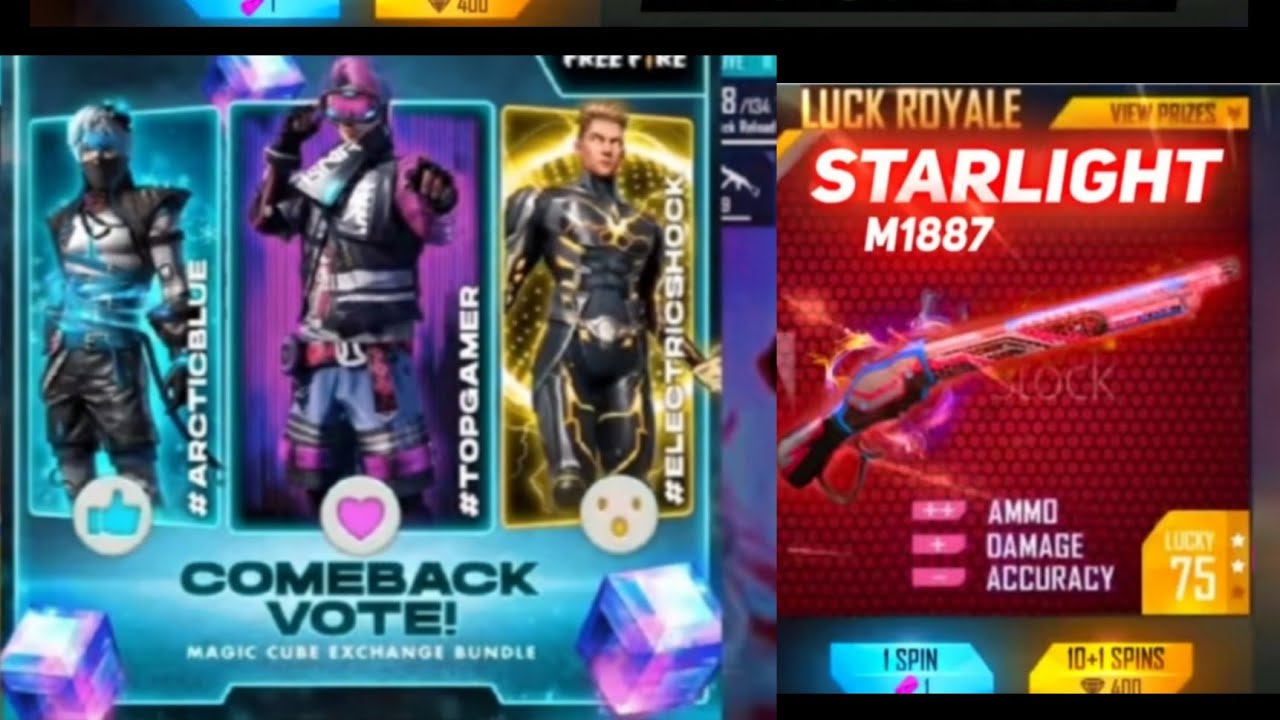 NEXT WEAPON ROYAL AND NEXT MAGIC CUBE BUNDLE 101 ?CONFIRM #upcomingfreefire weaponroyale #magicube