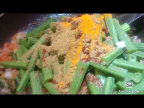 Drum Stick Palya/moringa palya/ನುಗ್ಗಿ ಕಾಯಿ ಪಲ್ಯ.