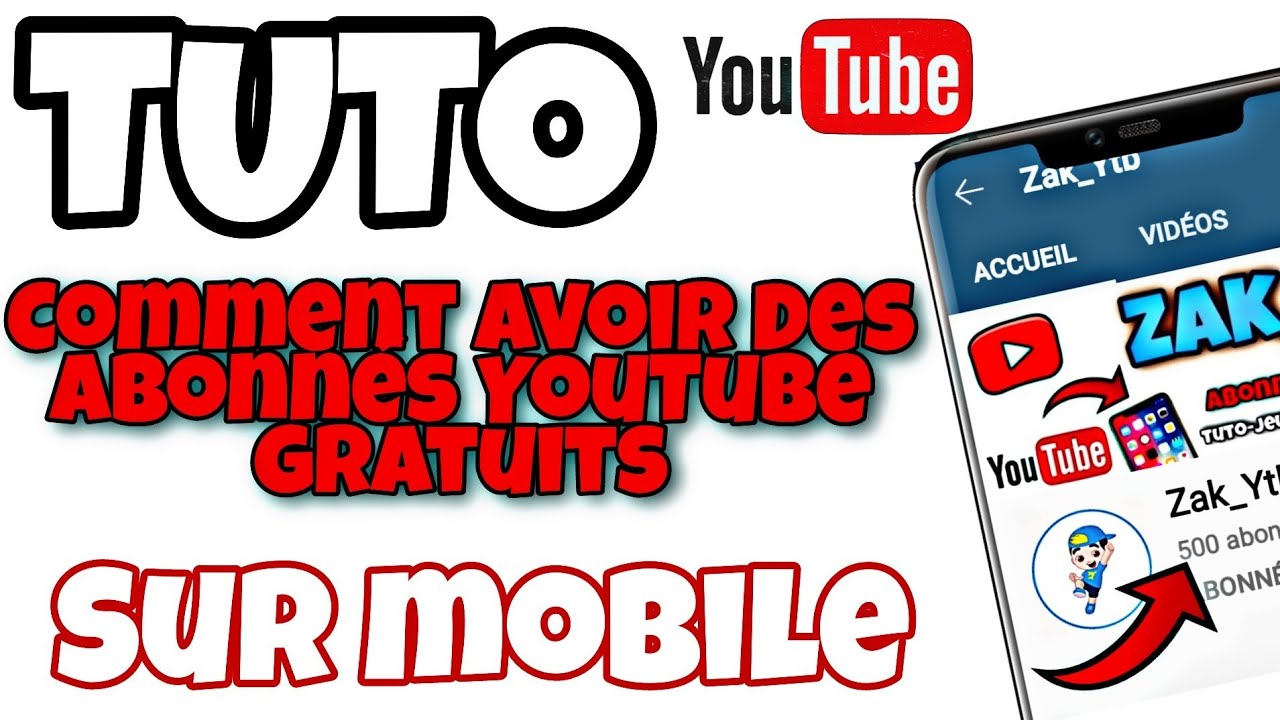 [TUTO]Comment Avoir Des Abonnés YouTube Gratuits sur mobile