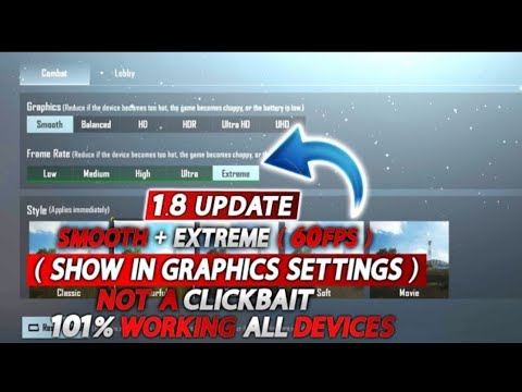 BGMI 1.8 PERMANENT SMOOTH EXTREME 60 FPS LAG FIX 60FPS CONFIG FOR BGMI , PUBG KR VERSION??