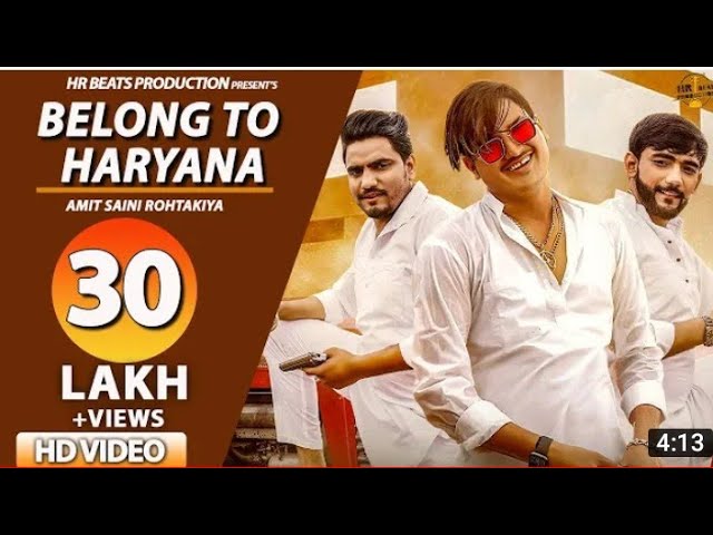 Amit Saini Rohtakiya _ Belong To Haryana _ Nitesh Thakran_ Vishal Sehrawat _ New Haryanvi Songs 2021