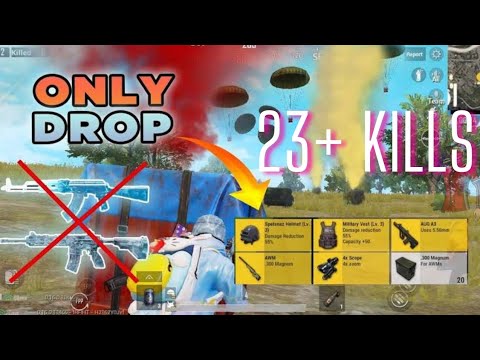 battleground mobile India only drop gun challenge | crabgameryash