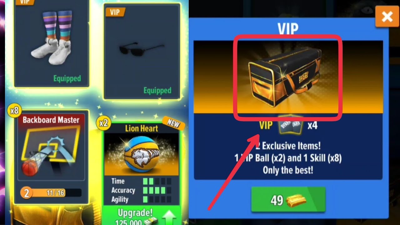 basketball star 〔vip¹〕and upgrade all my ball !!!