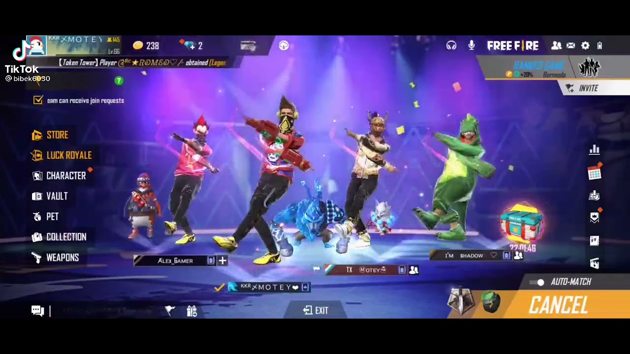 FF TIK TOK PRAT 4 BADGE 99