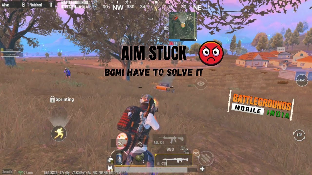 AIM STUCK PROBLEM | BGMI NEED TO FIX | BGMI GAMEPLAY