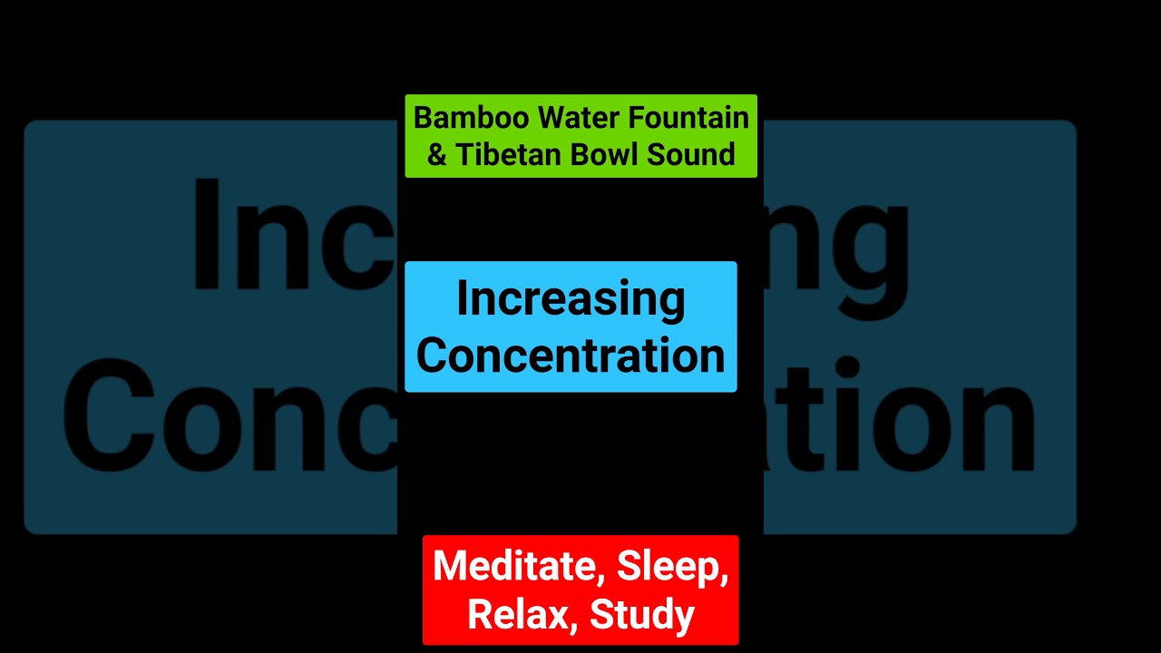 Bamboo Water Fountain & Tibetan Bowl Sounds #shorts