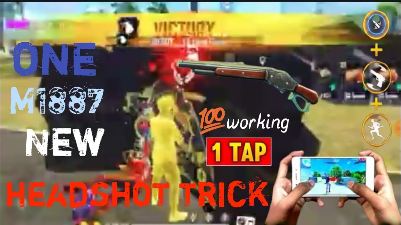 one tab M1887 in free fire  #freefire #vskrajputgaming