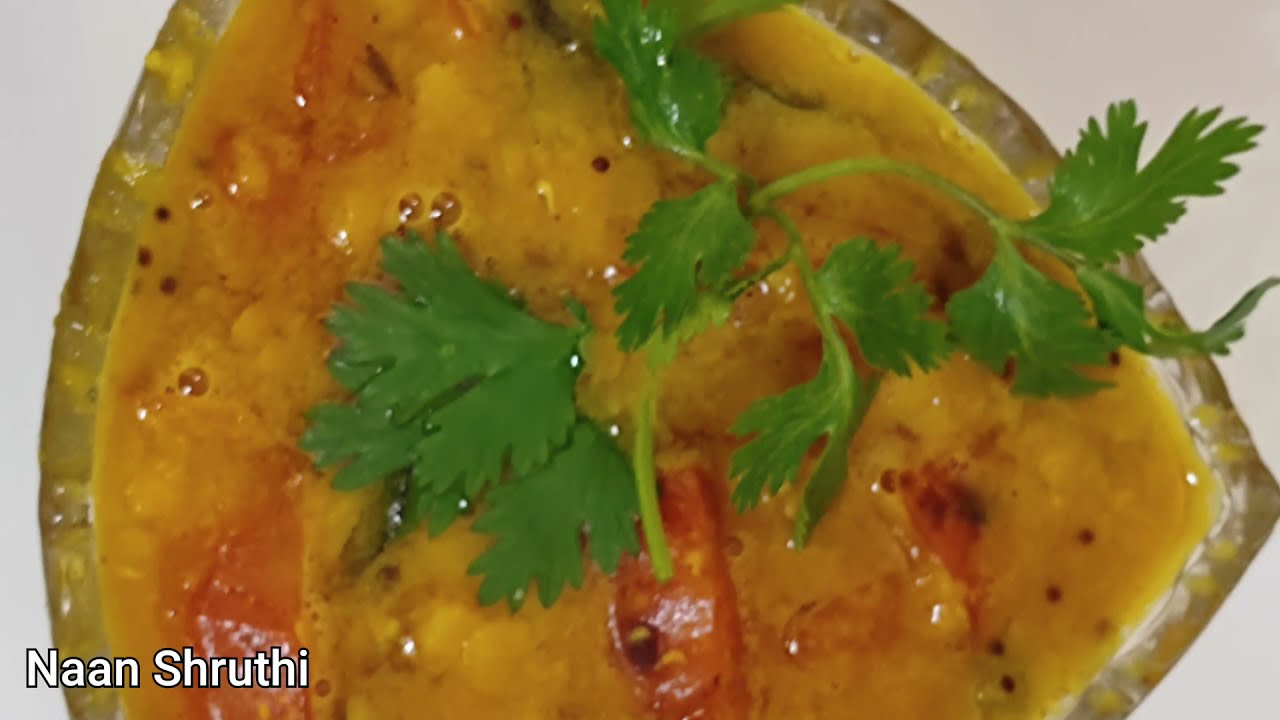 Parpu dal Tamil chapathi Dal,