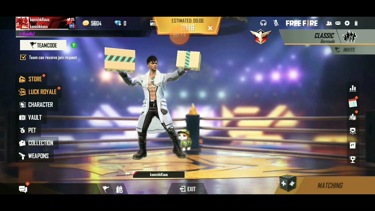 gameplay with kanishk free fire