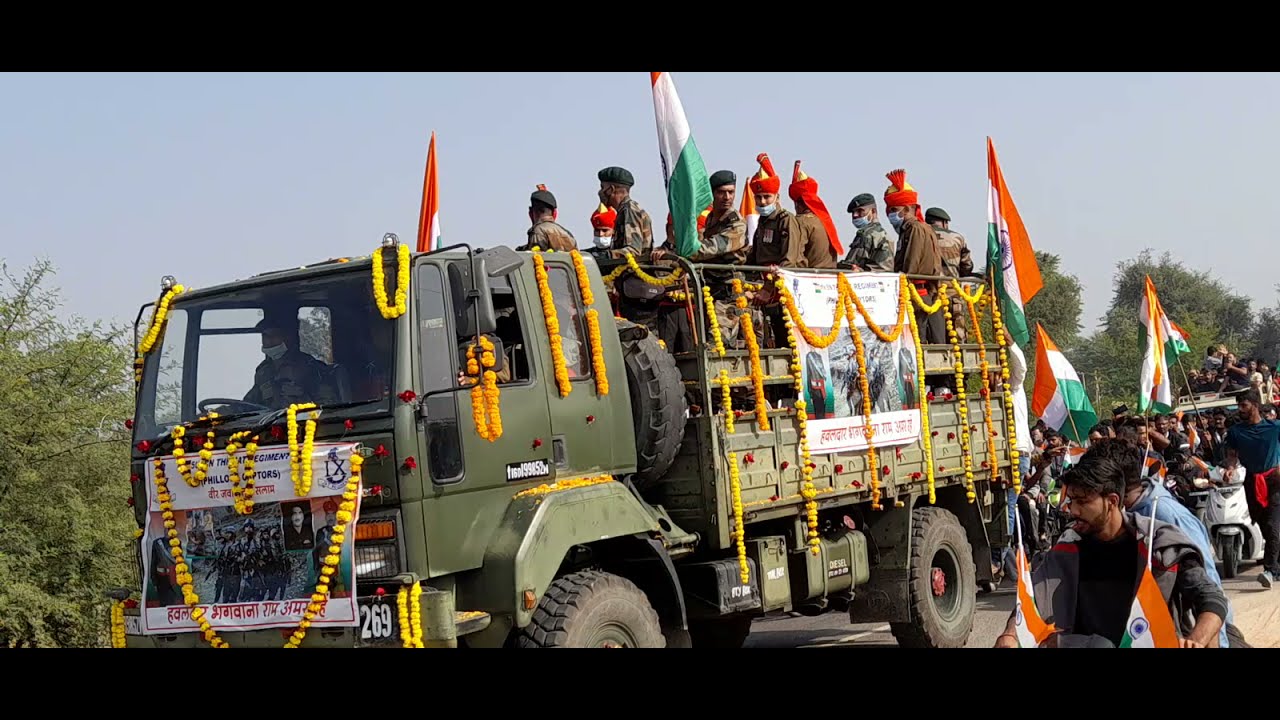Sahid Bhagwana Ram Nehra Tiranga Rali at sikar to dugoli.