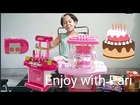 Pari's magical kitchen set | pari play with magical kitchen set