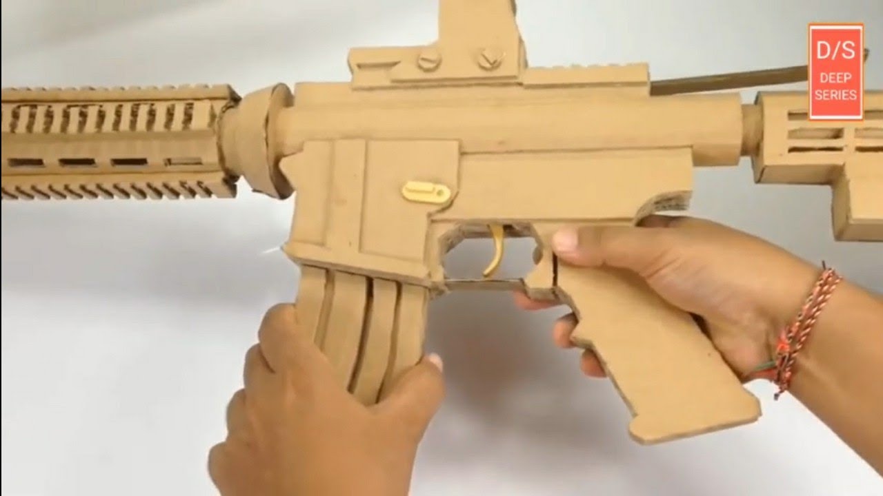 How to make cardboard gun dcradt 2