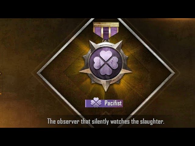 Pubg Mobile Lite Getting the  pacifist title after playing 10000000 matches??