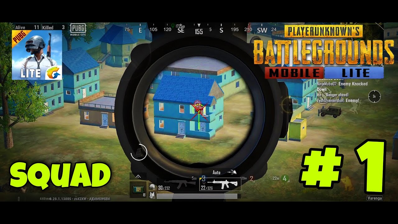 PUBG Mobile Lite - Squad Gameplay - #1