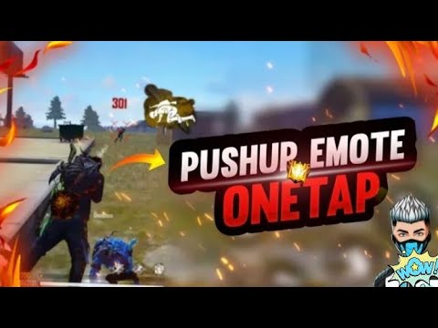 OP Emote Headshots | New One Finger Push Up Emote Headshots | OP Headshots | By SMOKEY FF