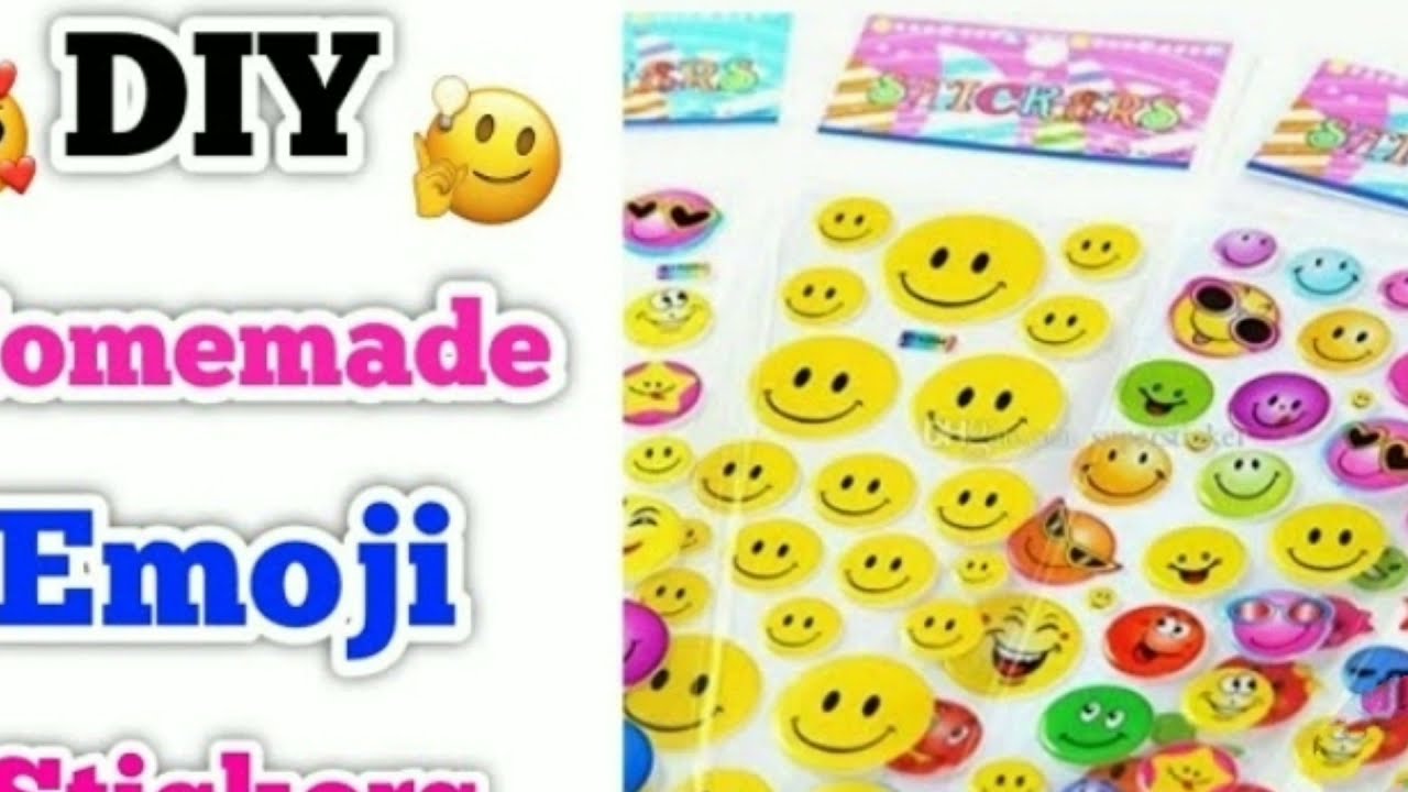my first video of craft ( make your own stickers)