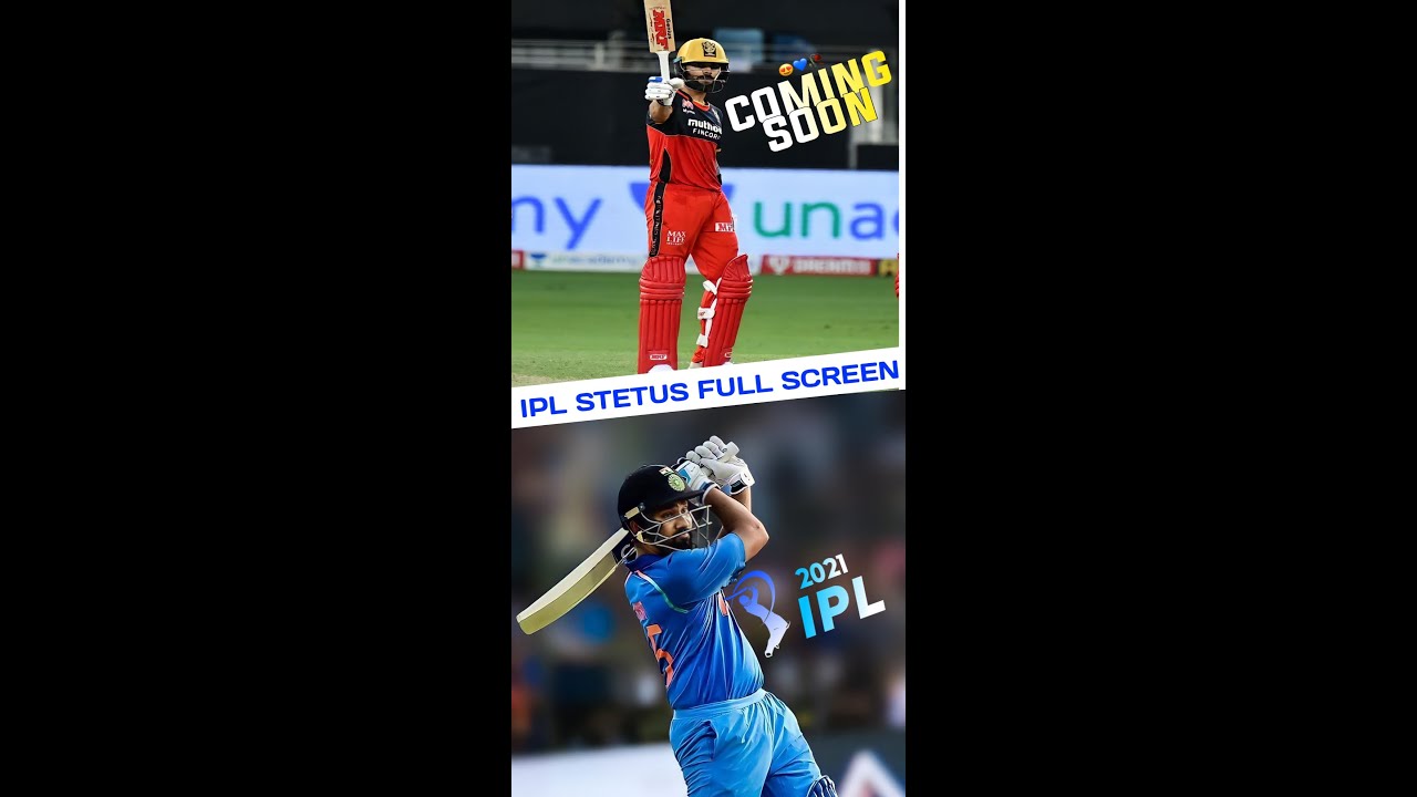 IPL 2021 Coming Soon Stetus Full Screen