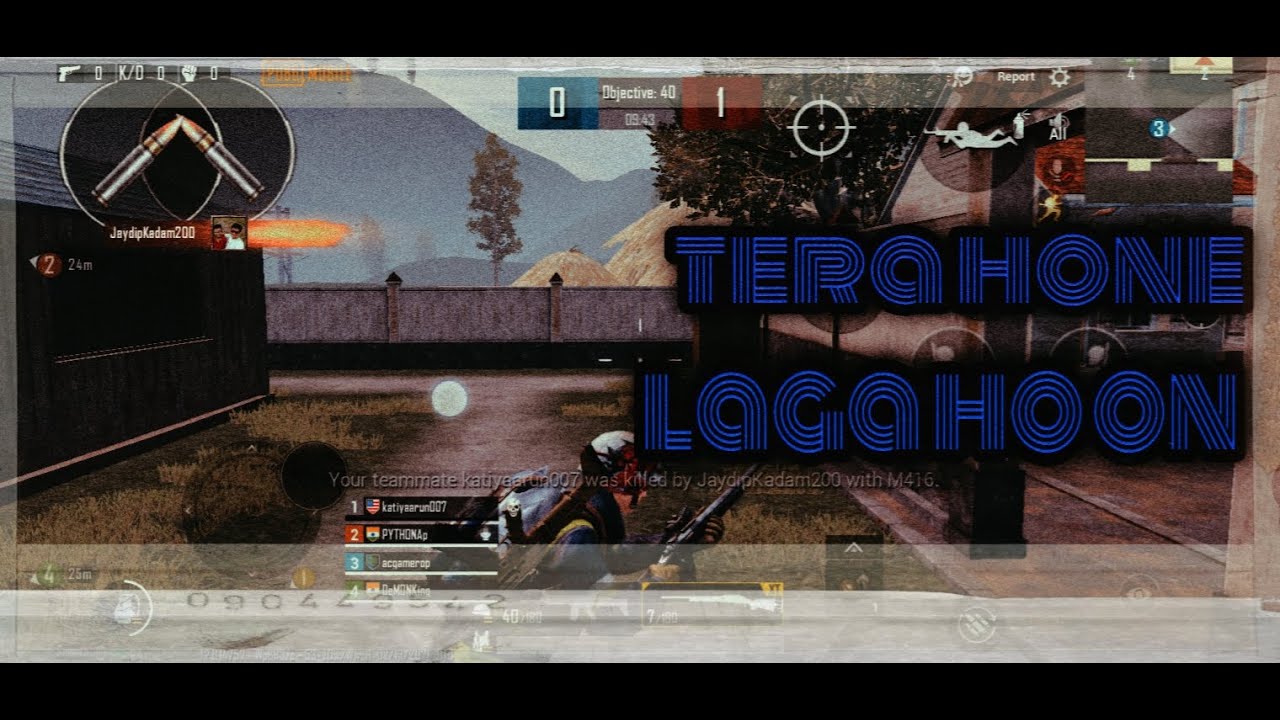 pubg mobile tdm montage? tera hone laga hoon